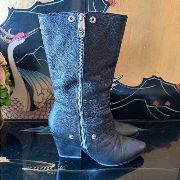 MICHAEL KORS Bassey Black Leather
Convertible Boots - Size 9M - Picture 2 of 10